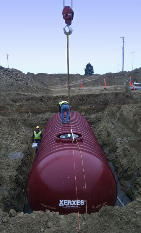 Complete fuel station installation project